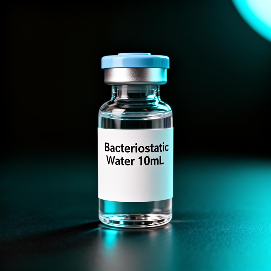 Bacteriostatic Water 10mL research peptide — Sterile bacteriostatic water for laboratory reconstitution.